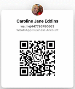 QR code for Carrie Eddins' Business WhatsApp page